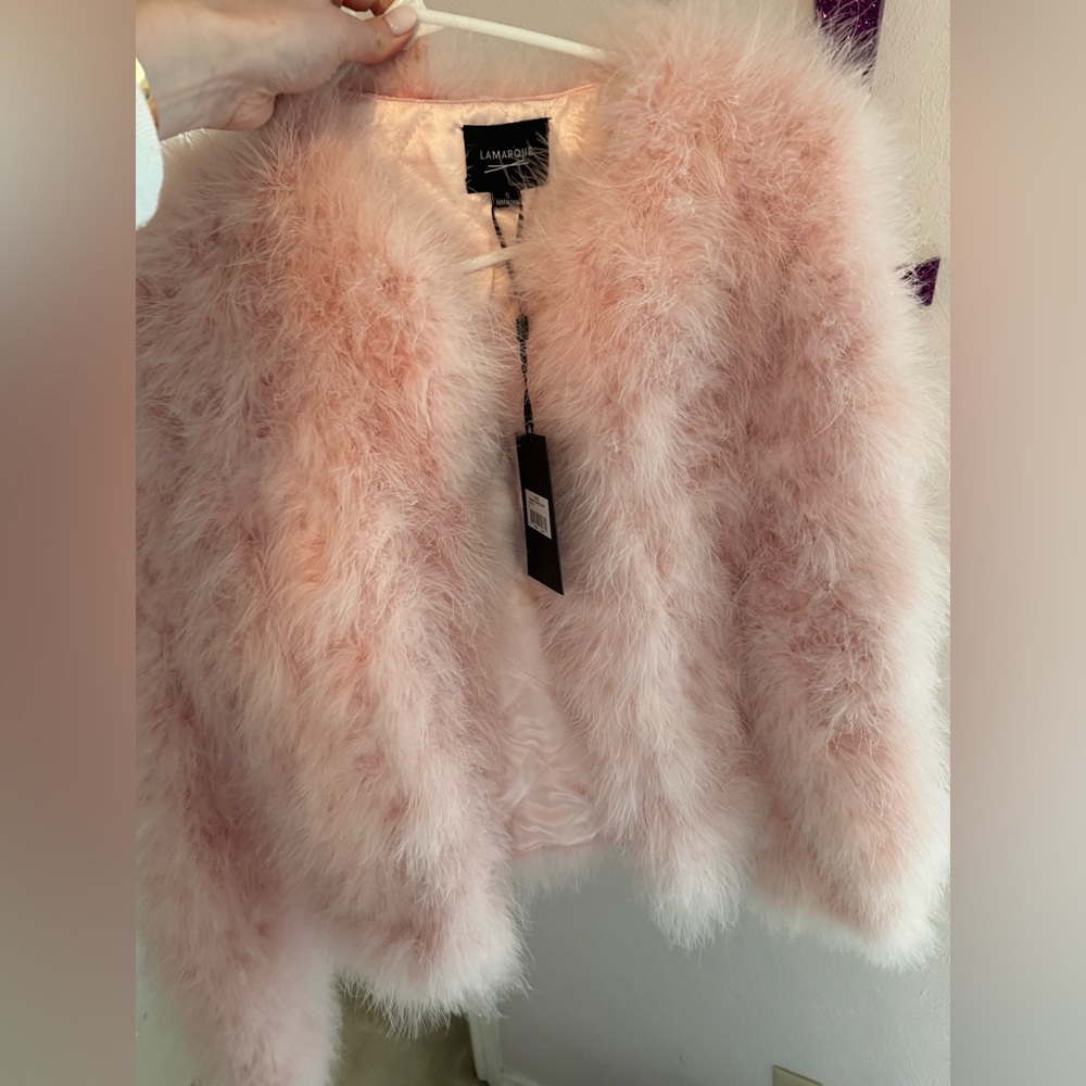 LaMarque Deora Feather Coat